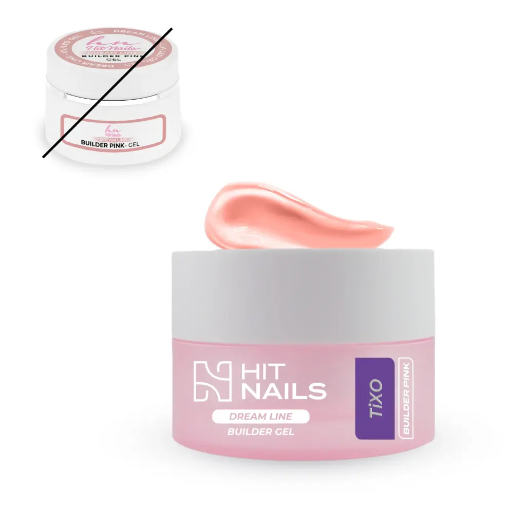 Gel de Construção - Dream Line Tixo - Builder Pink 25g
