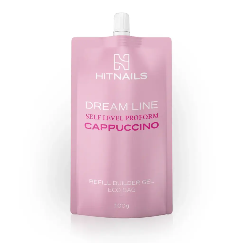 Gel de Construção - Dream Line Self Level ProForm - Cappuccino 100g Refill 