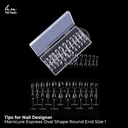Tips for Nail Designer - Manicure Express Oval Shape Round E 3